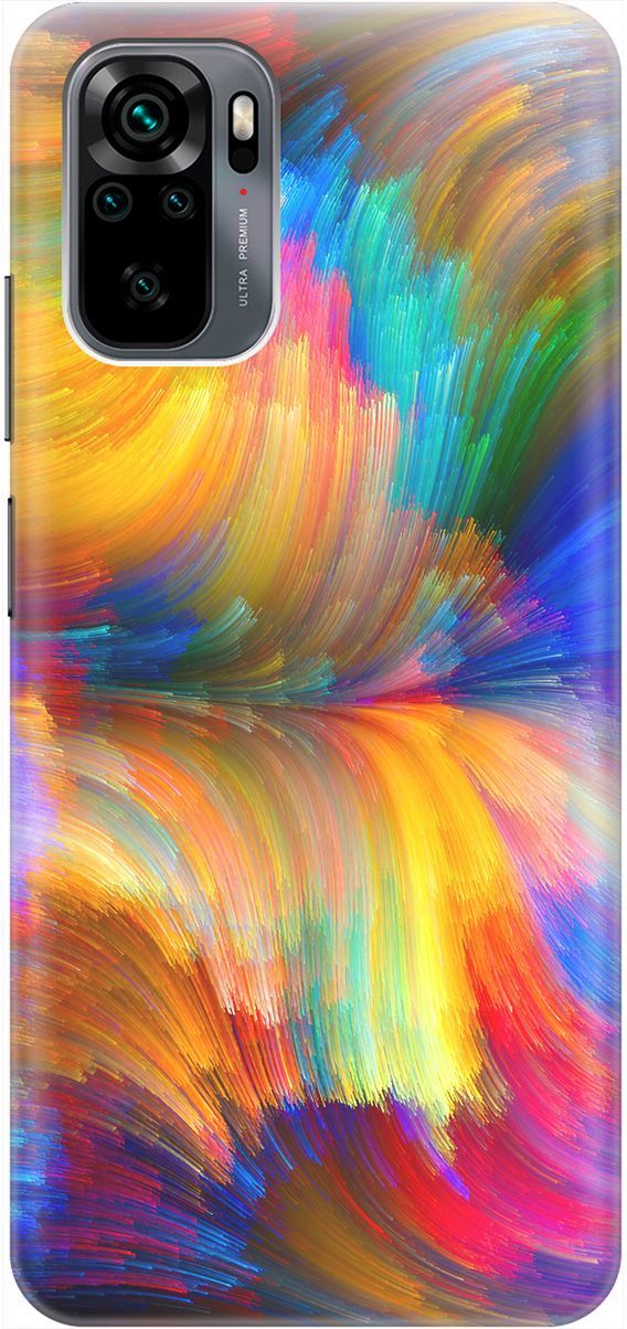 

Чехол на Xiaomi Redmi Note 10 "Акварельное небо", Желтый;фиолетовый, 2053