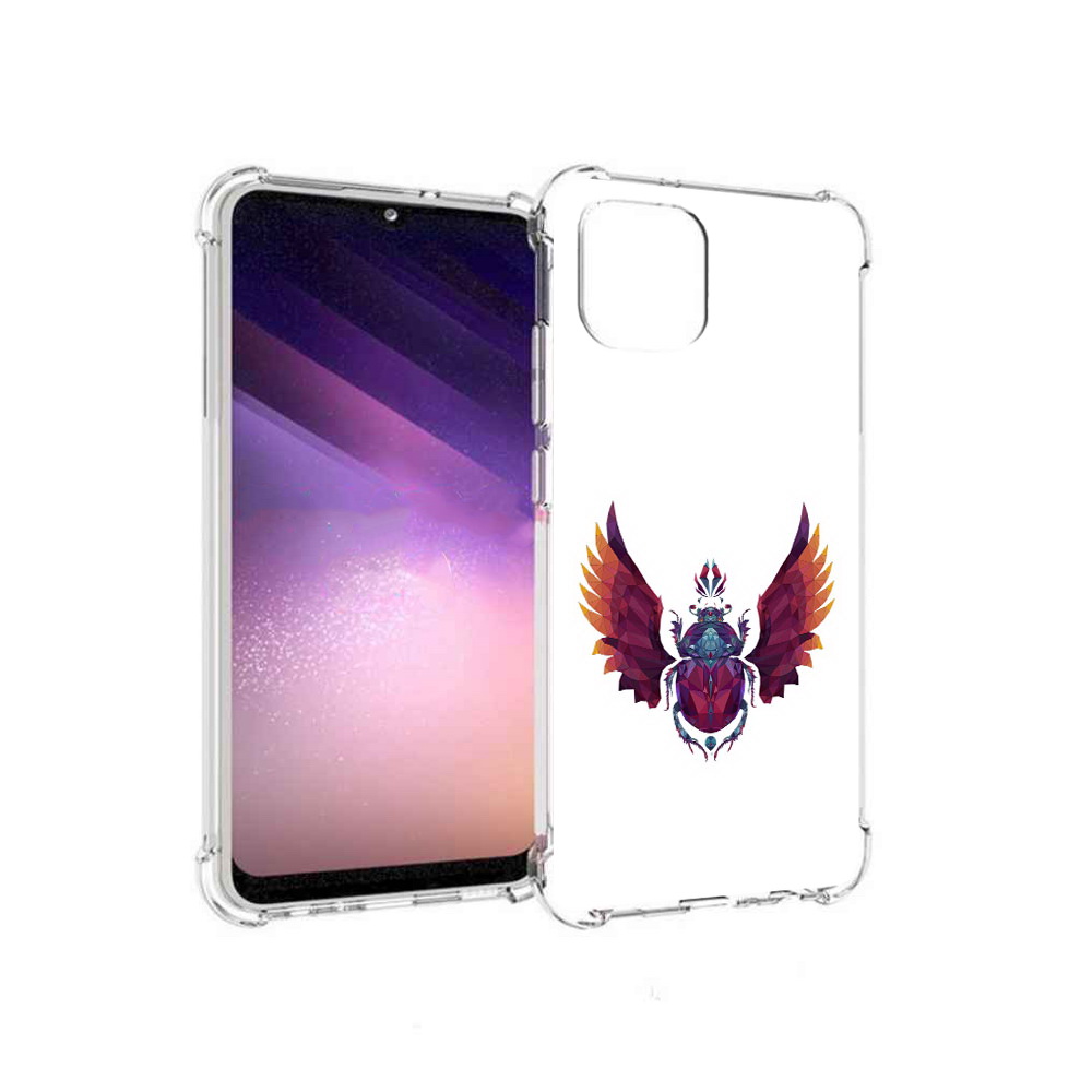 фото Чехол mypads tocco для samsung galaxy a03 алмазный скоробей (pt226903.537.219)