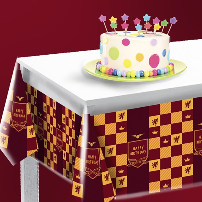 

Скатерть "Happy birthday" магия, 137x180см, Белый;красный
