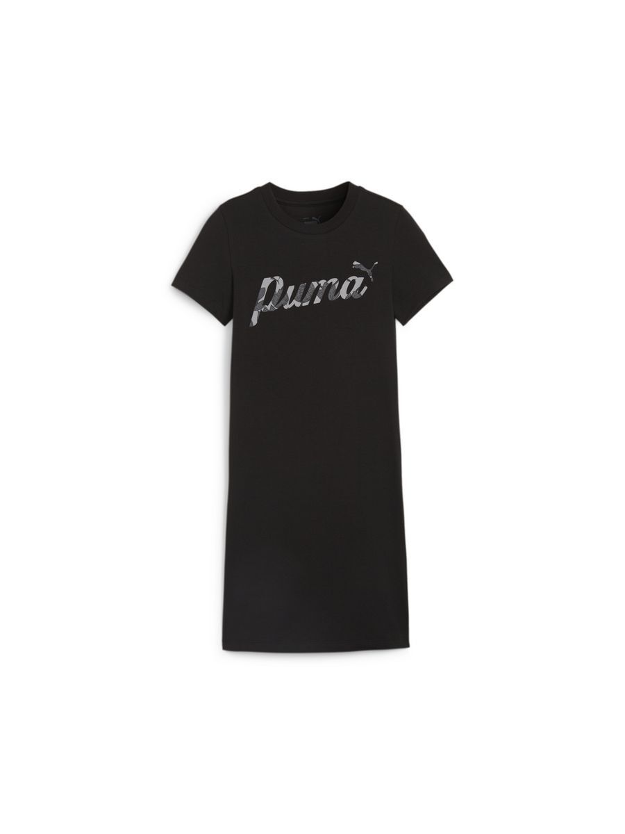 Платье Puma Ess+Blossom Dress G, черный, 152