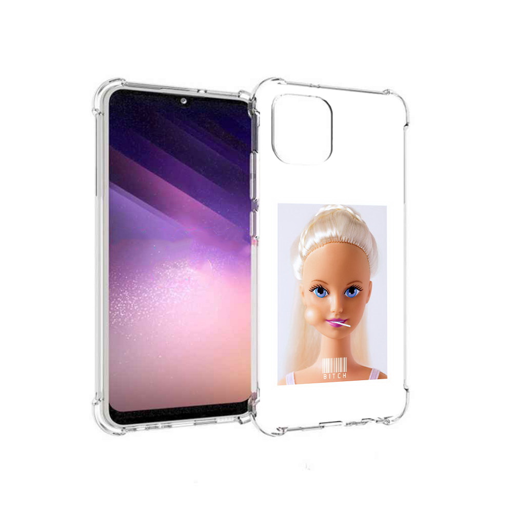 

Чехол MyPads Tocco для Samsung Galaxy A03 барби (PT226903.537.226), Прозрачный, Tocco