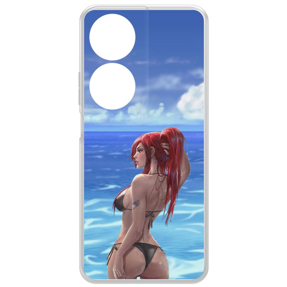 Чехол-накладка Krutoff Clear Case Купальник женский для Honor X7b