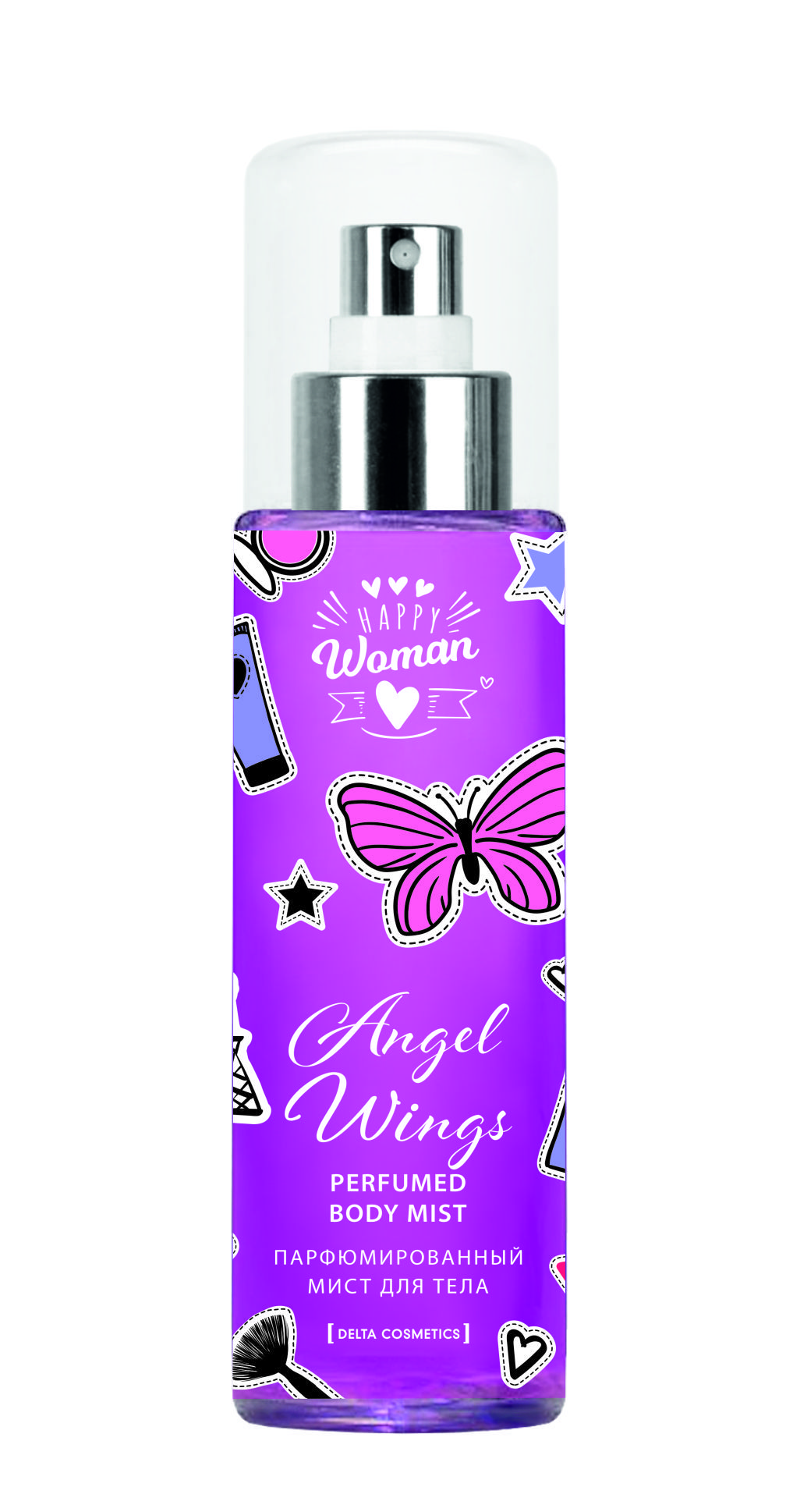 Мист парфюмированный для тела Delta parfum Angel Wings 150 мл lukno халат махровый детский утренняя дымка