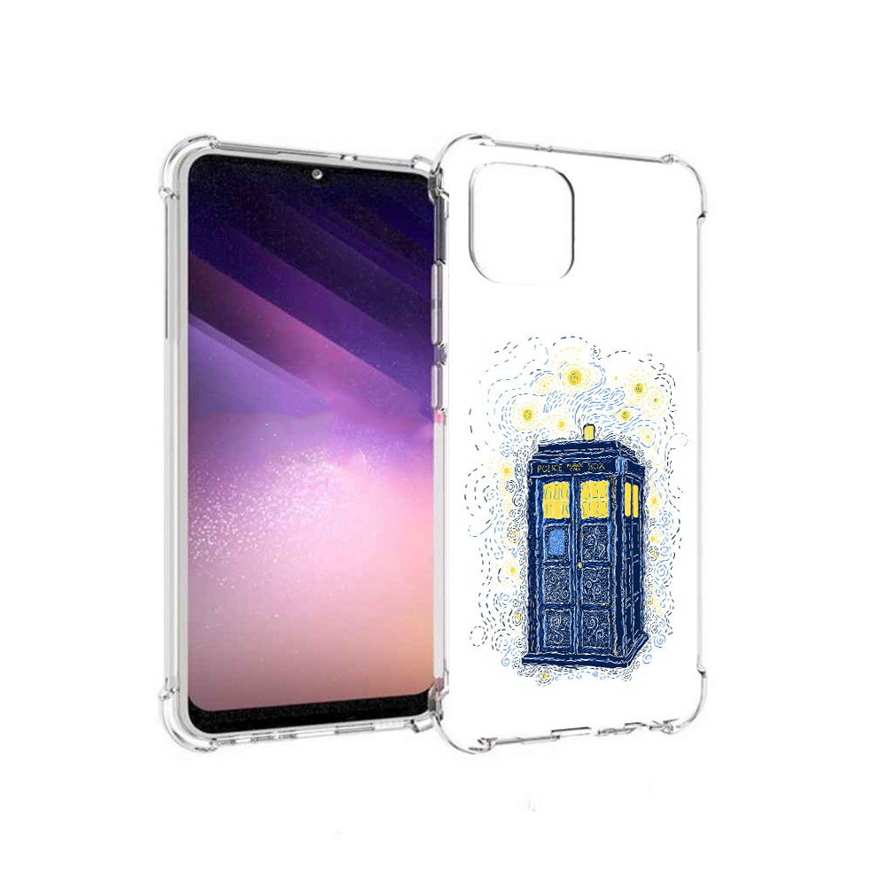 

Чехол MyPads Tocco для Samsung Galaxy A03 будка рисунок (PT226903.537.249), Прозрачный, Tocco