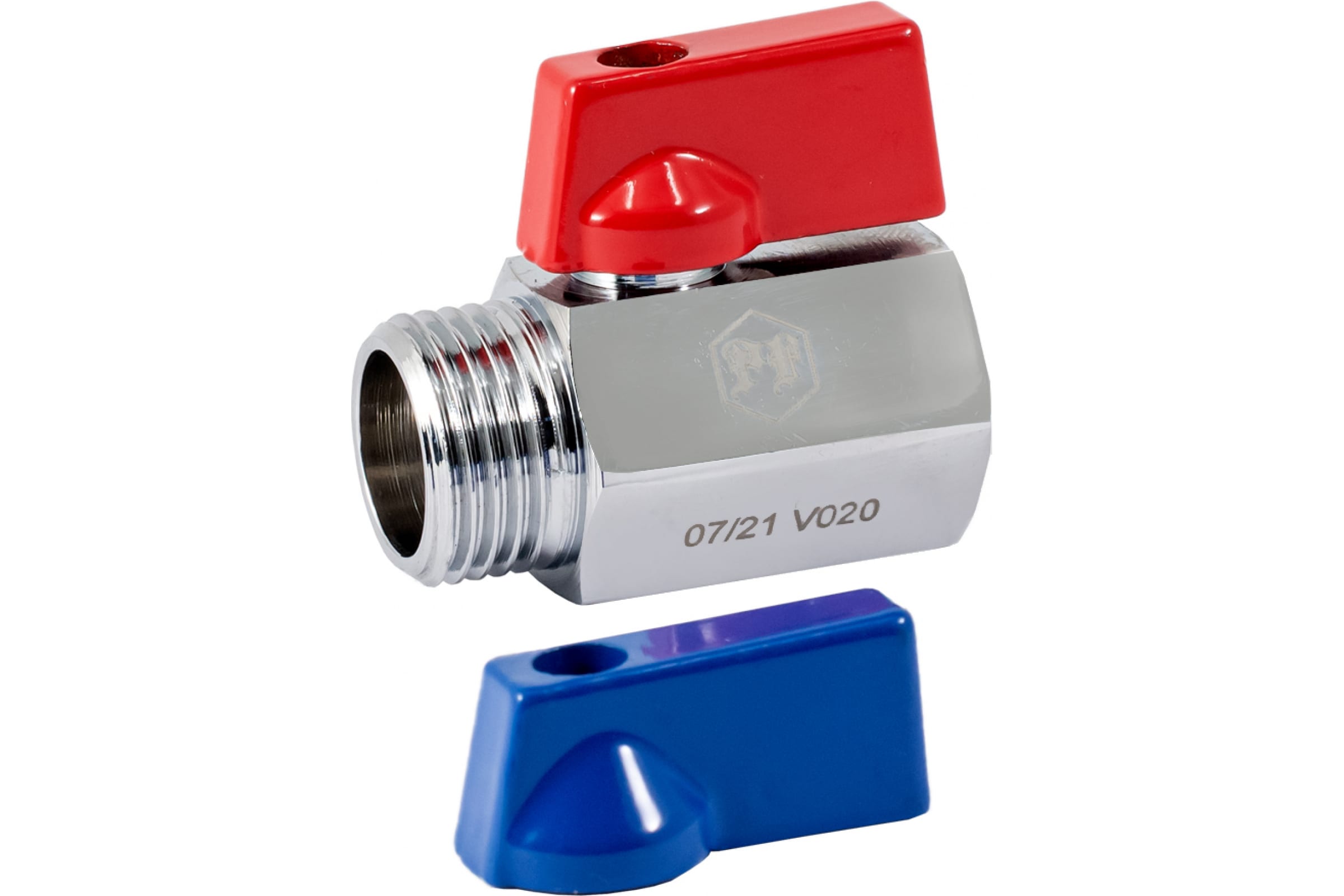 фото Profactor кран шаровой pf chrome мини для бытовой техники в/н 1/2 pf bmv 352