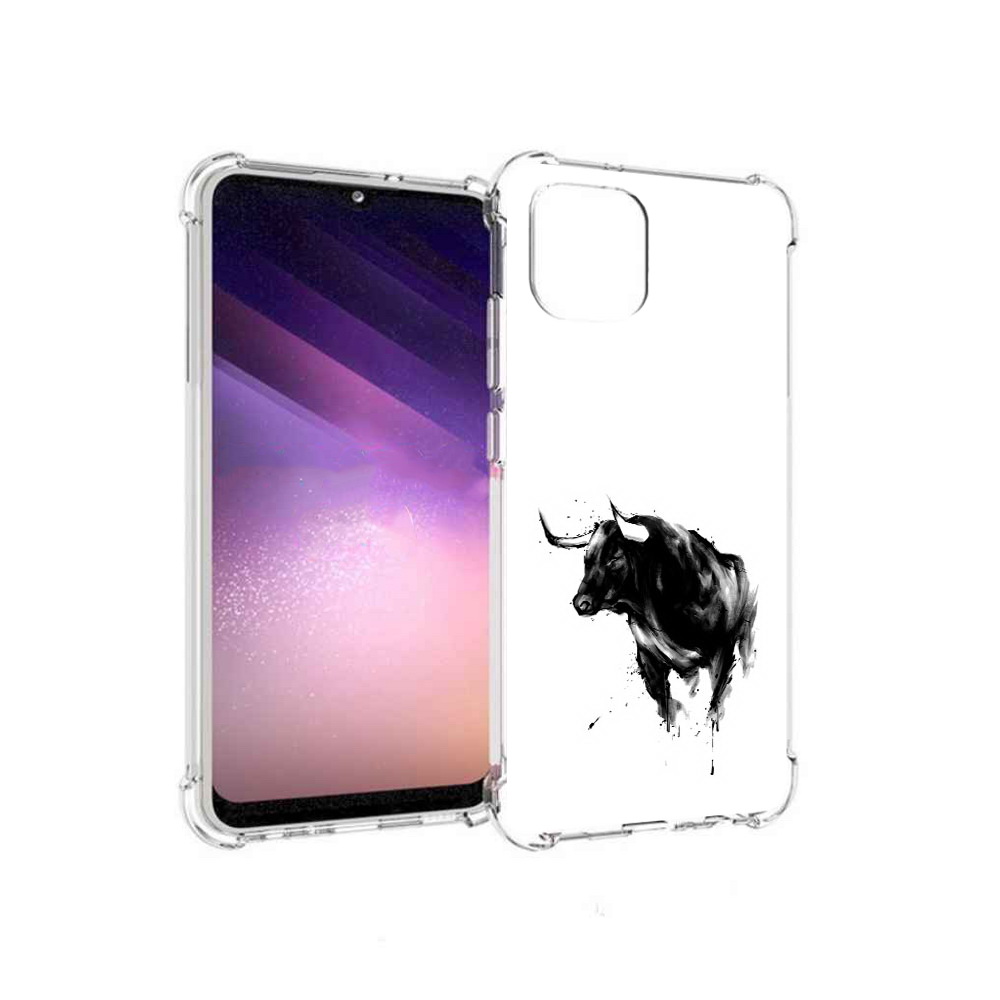 

Чехол MyPads Tocco для Samsung Galaxy A03 бык (PT226903.537.254), Прозрачный, Tocco