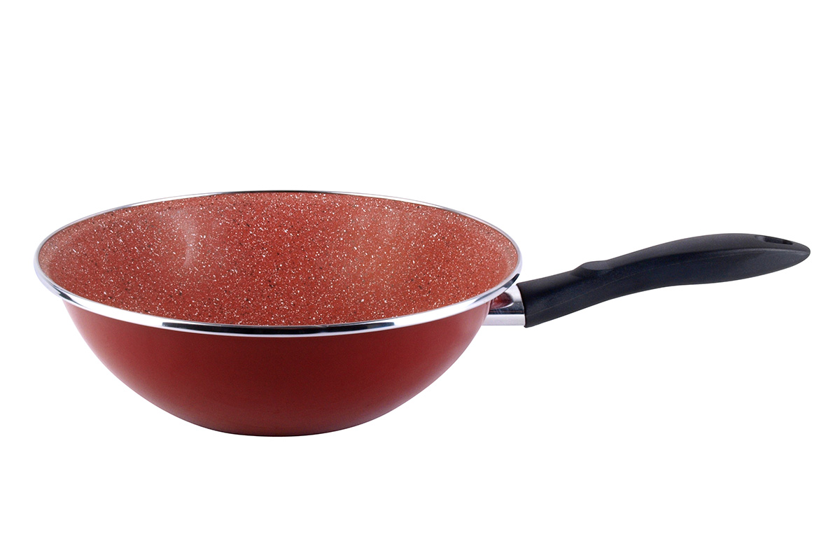 Сковорода для вока nor Toscana 28 см красный 02108160