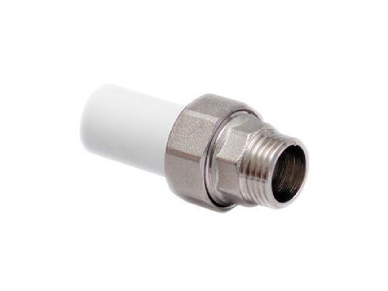 

Ниппель PP-R RTP 14288 DN25, н/р, 3/4", белый