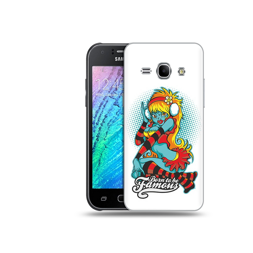 

Чехол MyPads Tocco для Samsung Galaxy J1 нарисованная девушка в наушниках, Прозрачный, Tocco