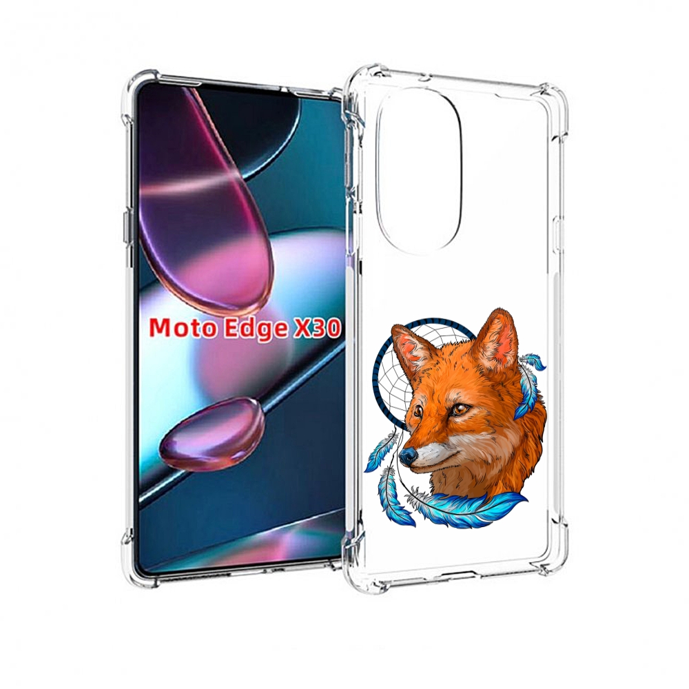 

Чехол MyPads лиса и ловец снов для Motorola Moto Edge X30, Прозрачный, Tocco