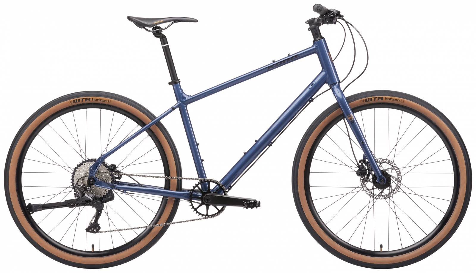 фото Городской велосипед kona 2021 dew plus 27.5x47 10sp md. синий