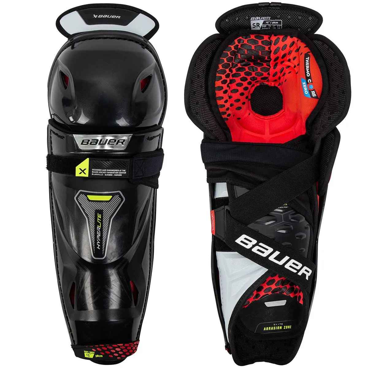 

Щитки хоккейные BAUER Vapor Hyperlite S22 INT. р.14 1059937, Черный, 1059937