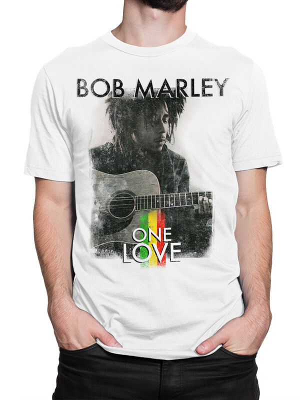 

Футболка мужская DreamShirts Studio Боб Марли - Bob Marley 1401-bobm-2 белая S, Белый, Боб Марли - Bob Marley 1401-bobm-2