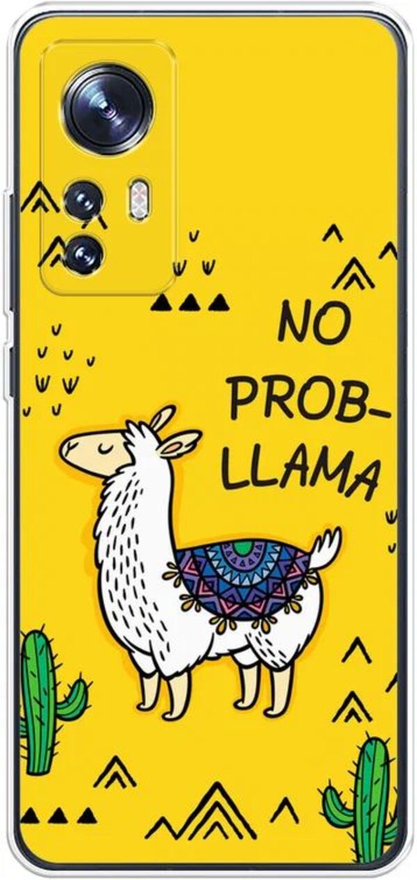 

Чехол Awog на Xiaomi 12S "No probLLama", Разноцветный, 316050-2