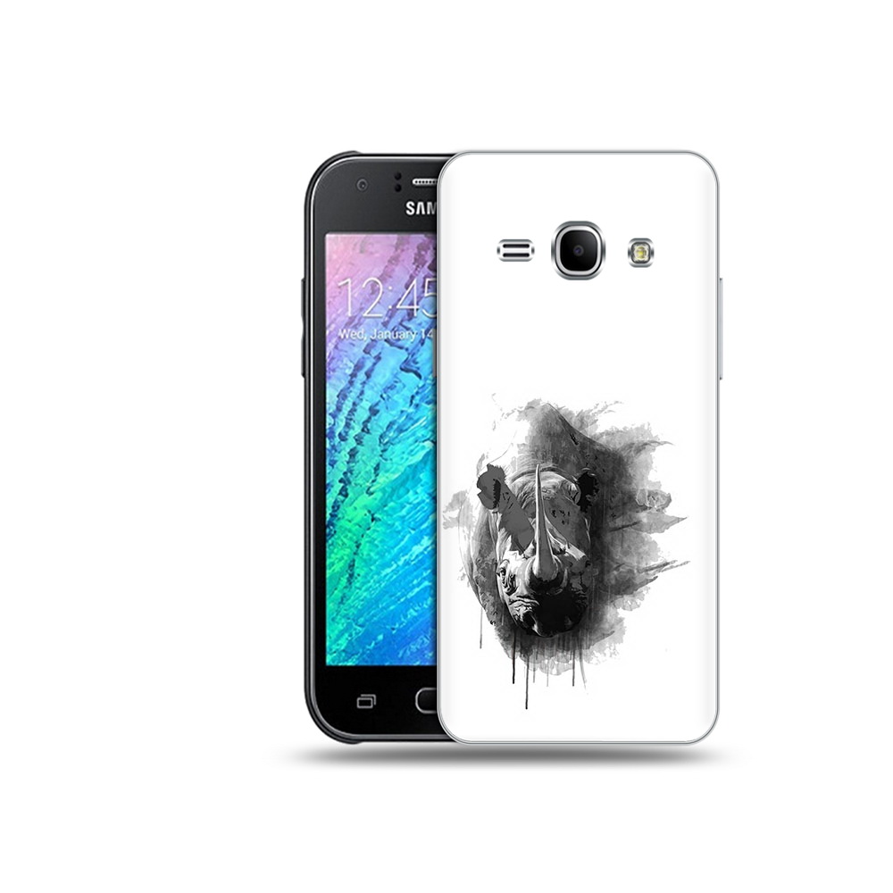 

Чехол MyPads Tocco для Samsung Galaxy J1 носорог (PT12095.602.523), Прозрачный, Tocco