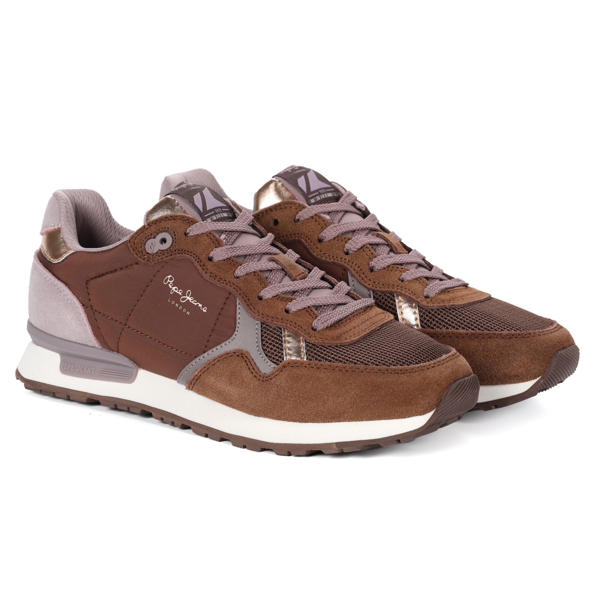 

Кроссовки женские Pepe Jeans London BRITT STUDIO W PLS31385 коричневые 36 EU, BRITT STUDIO W PLS31385