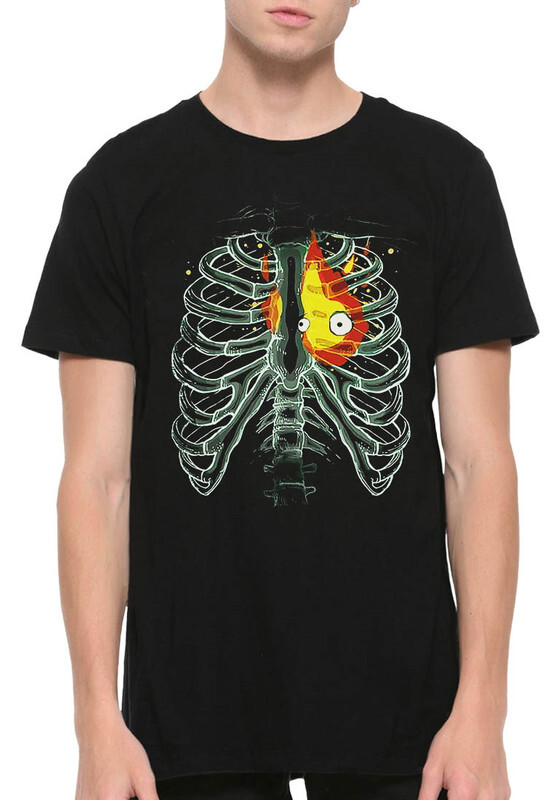

Футболка мужская DreamShirts Studio Кальцифер Внутри - Ходячий замок 144-2 черная 2XL, Черный, Кальцифер Внутри - Ходячий замок 144-2