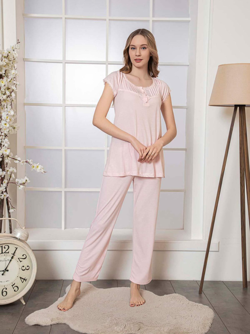 Пижама для беременных женская Limissi 22D642204SS1-1 розовая S (доставка из-за рубежа)