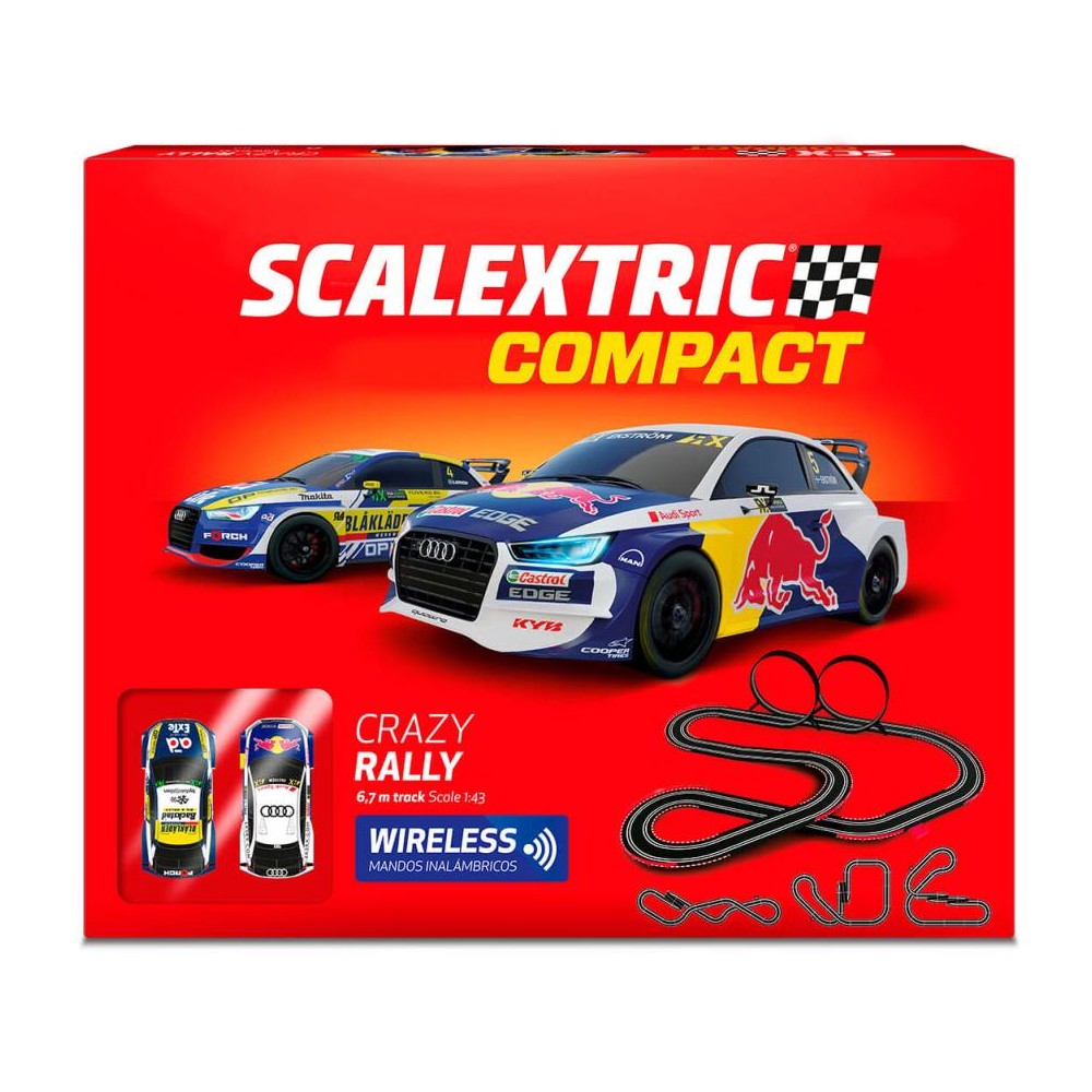 

Автотрек Scalextric Compact "Crazy Rally", 1:43 C10306S500, Автотрек Scalextric Compact "Crazy Rally", 1:43