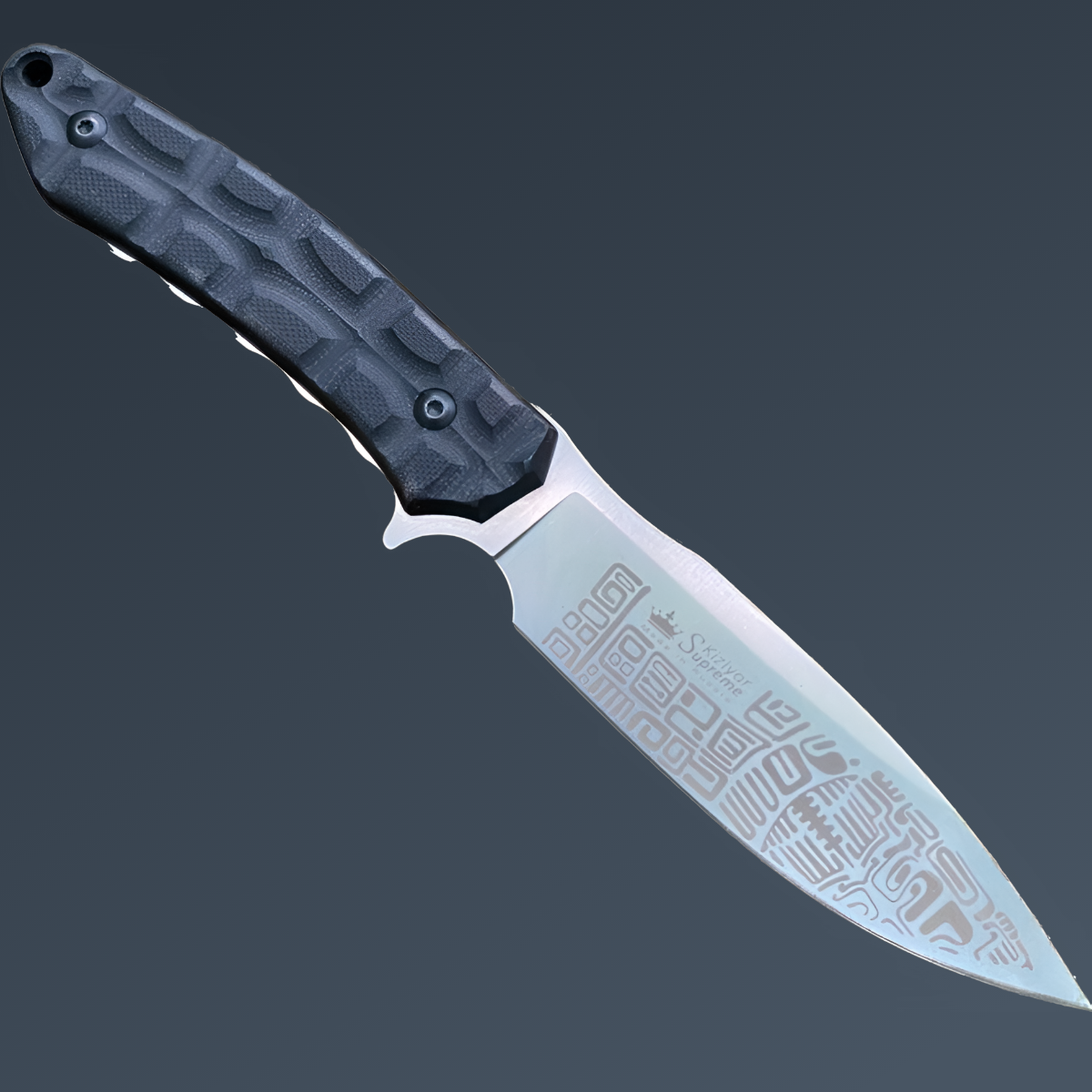 

Нож туристический Aztec D2 Kizlyar Supreme, Черный, Aztec