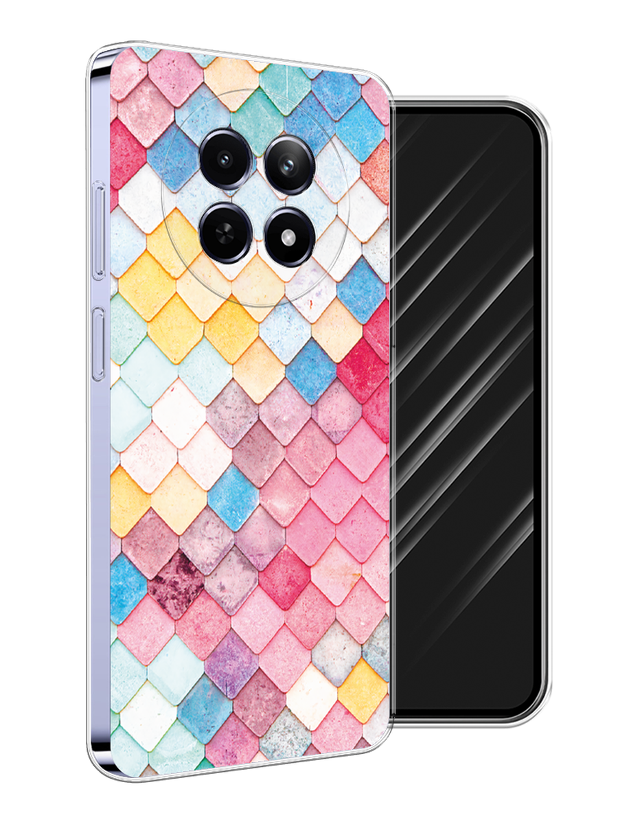 

Чехол Awog на Realme 12 5G "Нежные ромбики", Красный, 2516450-1