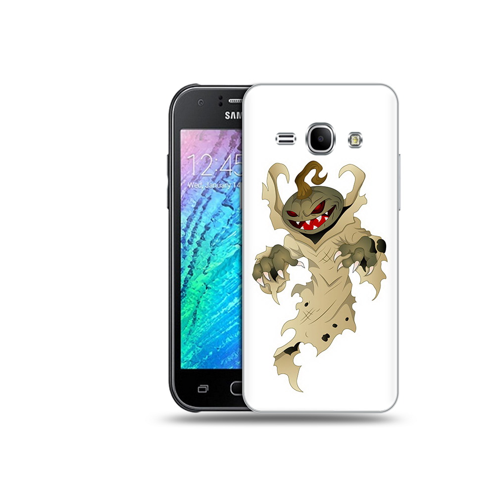 

Чехол MyPads Tocco для Samsung Galaxy J1 призрак хэллоуина (PT12095.602.555), Прозрачный, Tocco