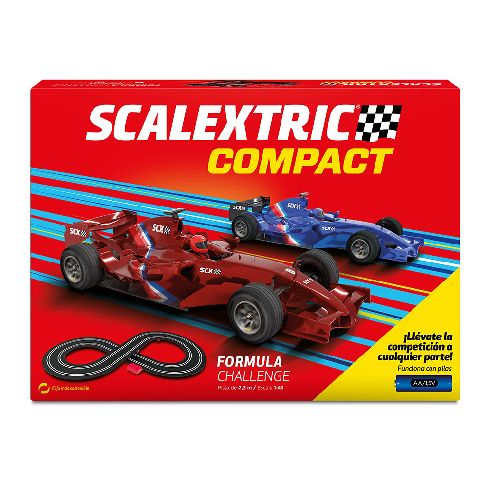 фото Автотрек scalextric compact "formula challenge", 1:43 c10368s500