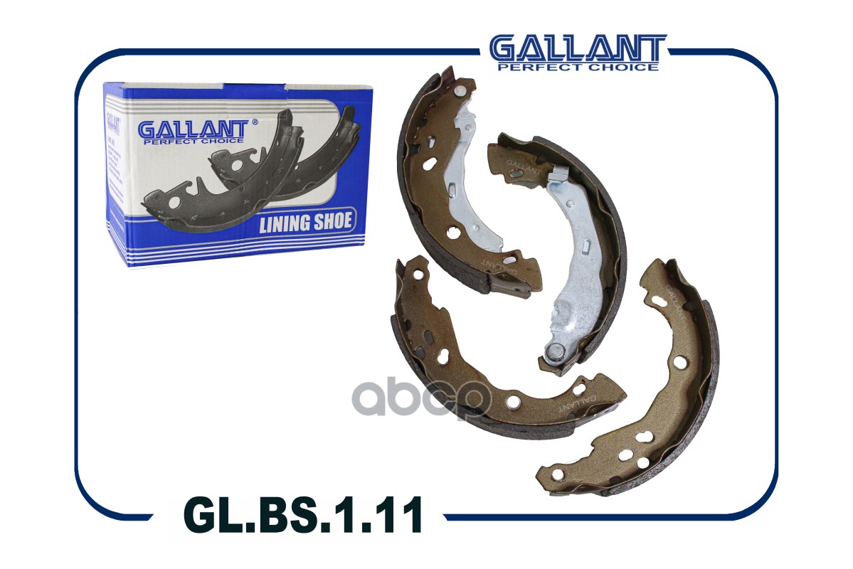 Колодка Тормозная Задняя X-Ray, Renault Logan I Ii Gallant Gl.Bs.1.11 Gallant арт. GL.BS.1