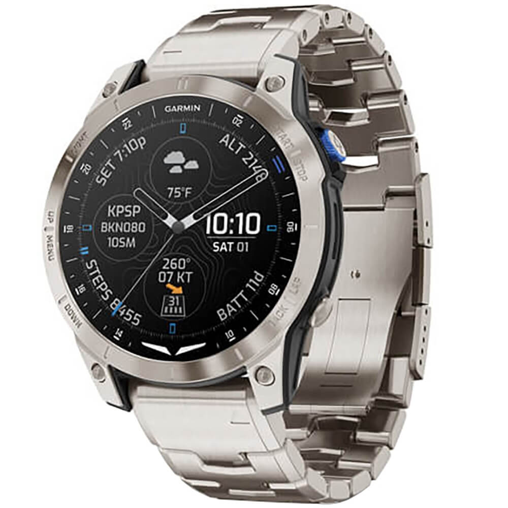 

Умные часы Garmin D2 Mach 1 Titanium band