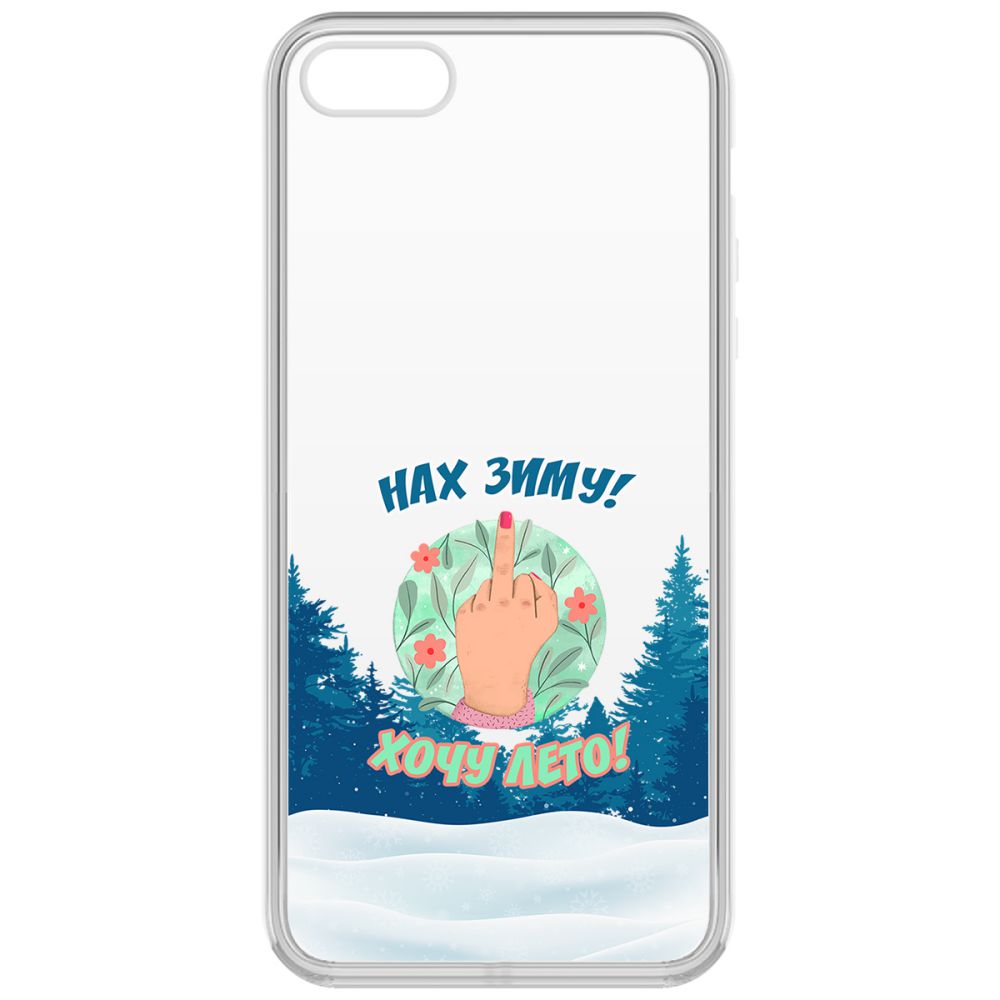 

Чехол-накладка Кейс Люблю зиму для iPhone 5/5s, 100596