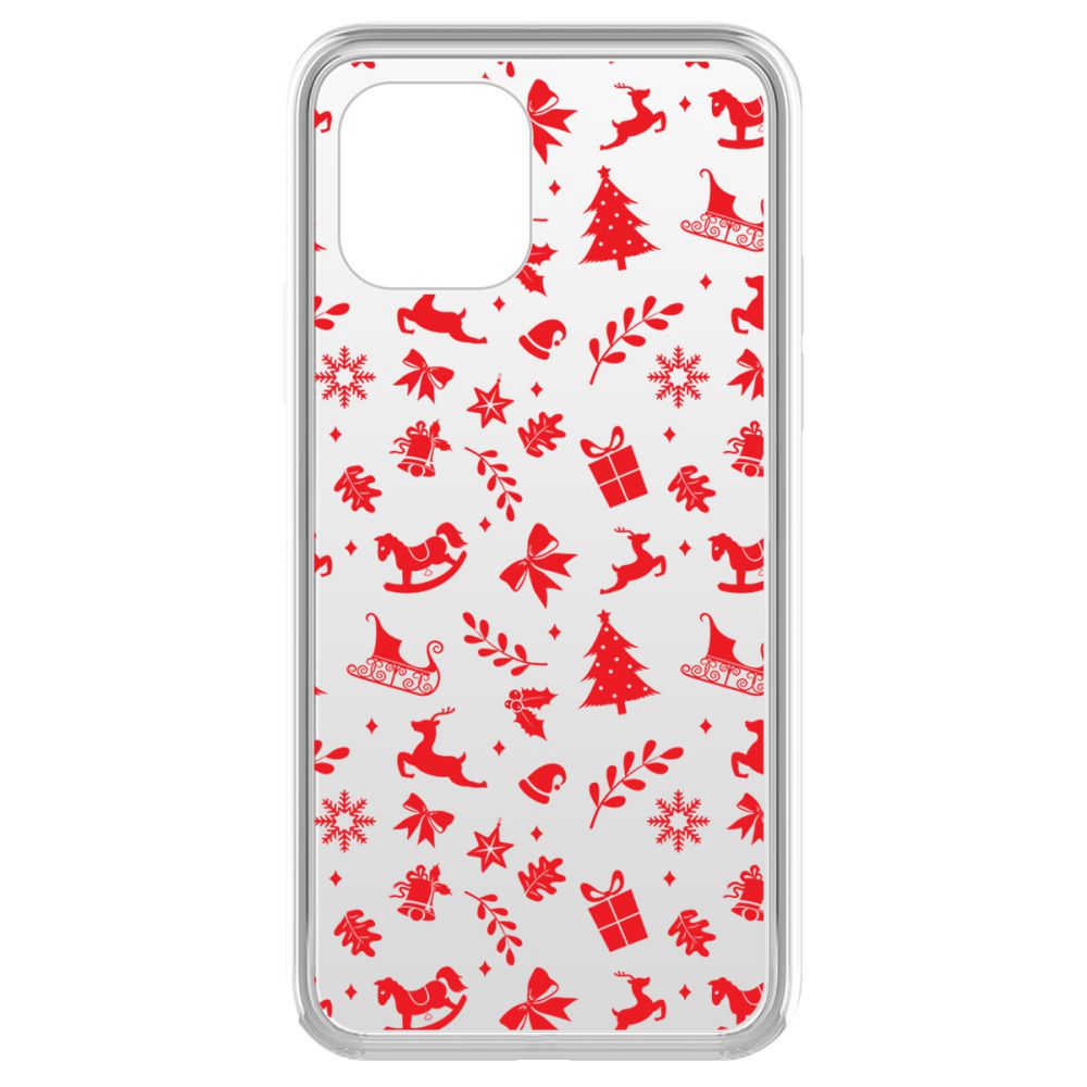 

Чехол-накладка Кейс Новогодние мотивы для iPhone 11 Pro, Прозрачный, 100736