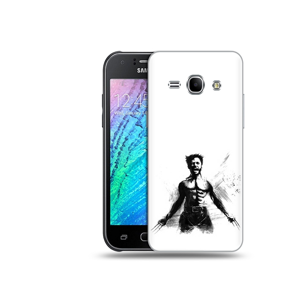 

Чехол MyPads Tocco для Samsung Galaxy J1 росомаха (PT12095.602.587), Прозрачный, Tocco