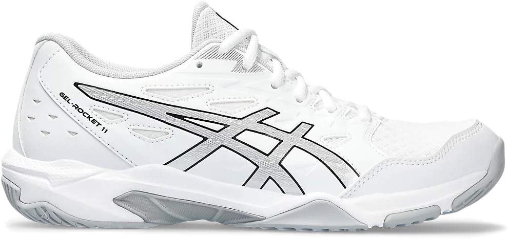 

Кроссовки женские Asics GEL-ROCKET 11 белые 7 US, Белый, GEL-ROCKET 11
