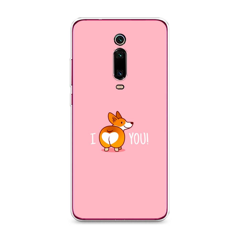 

Чехол на Xiaomi Redmi K20/K20 Pro/Xiaomi Mi 9T/9T Pro "Корги I love you", Розовый;коричневый;белый, 35550-1