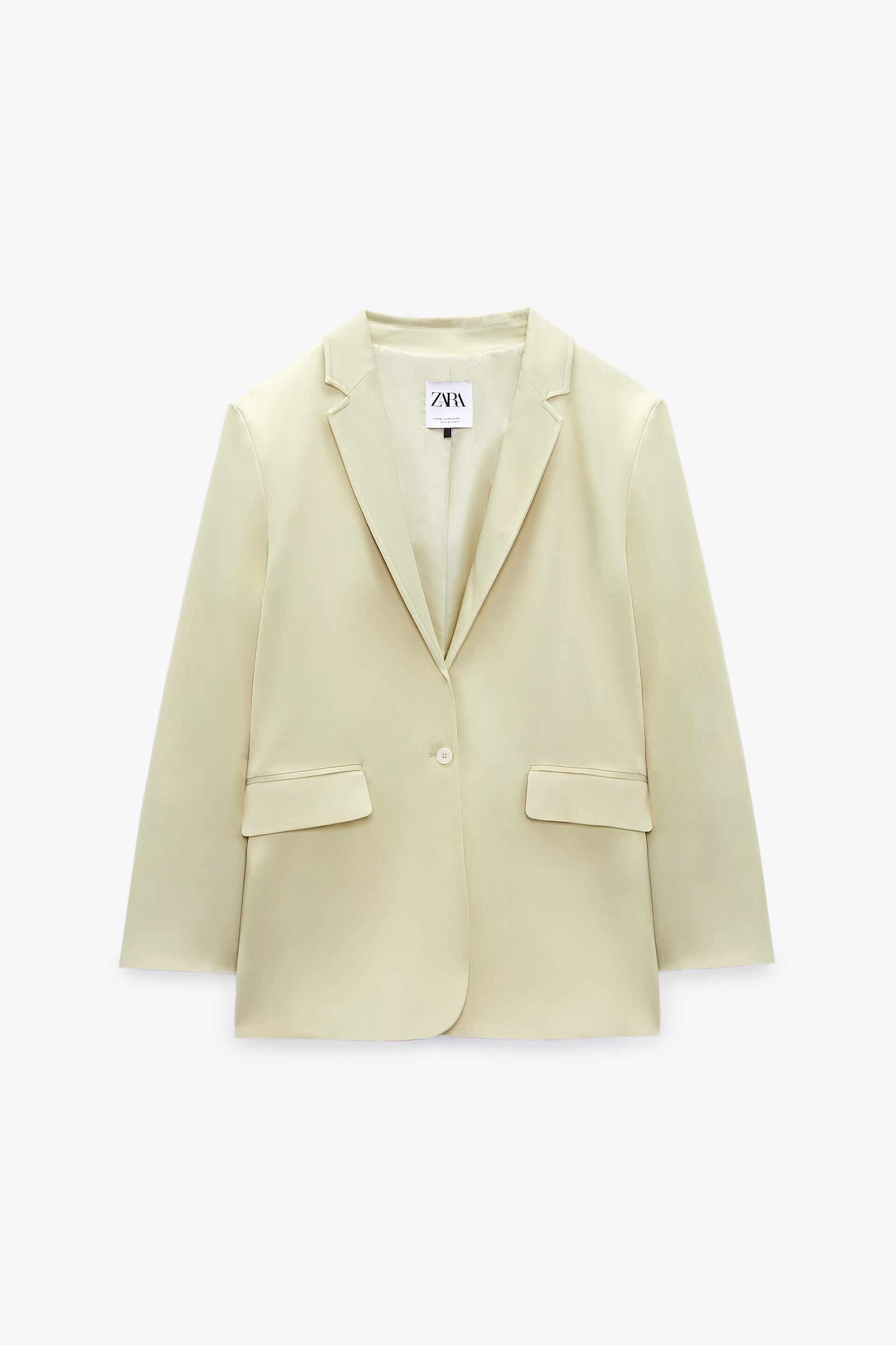 

Блейзер женский ZARA 02010734 бирюзовый L (доставка из-за рубежа), 02010734