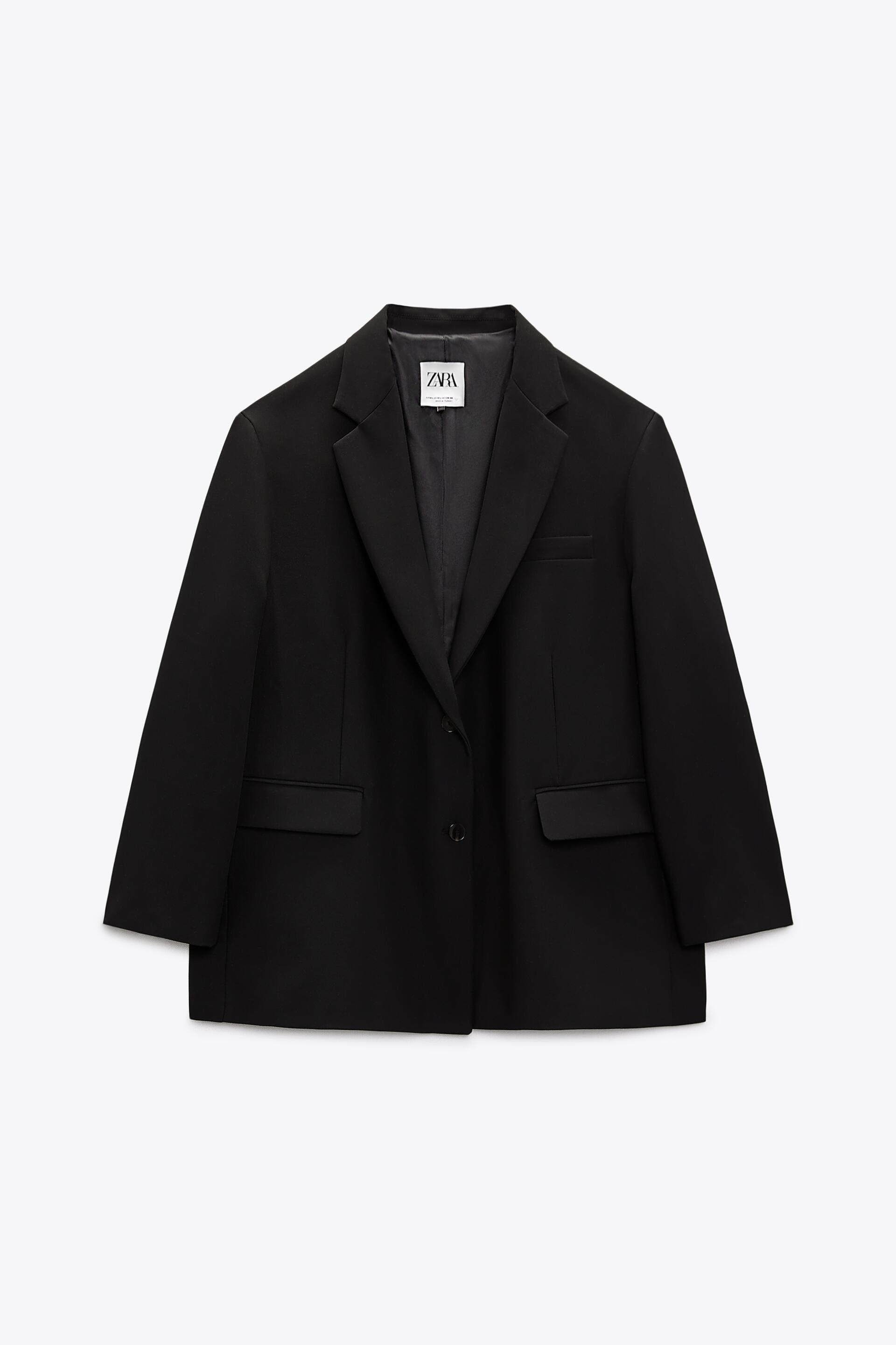 

Пиджак женский ZARA 02010787 черный M/L (доставка из-за рубежа), 02010787