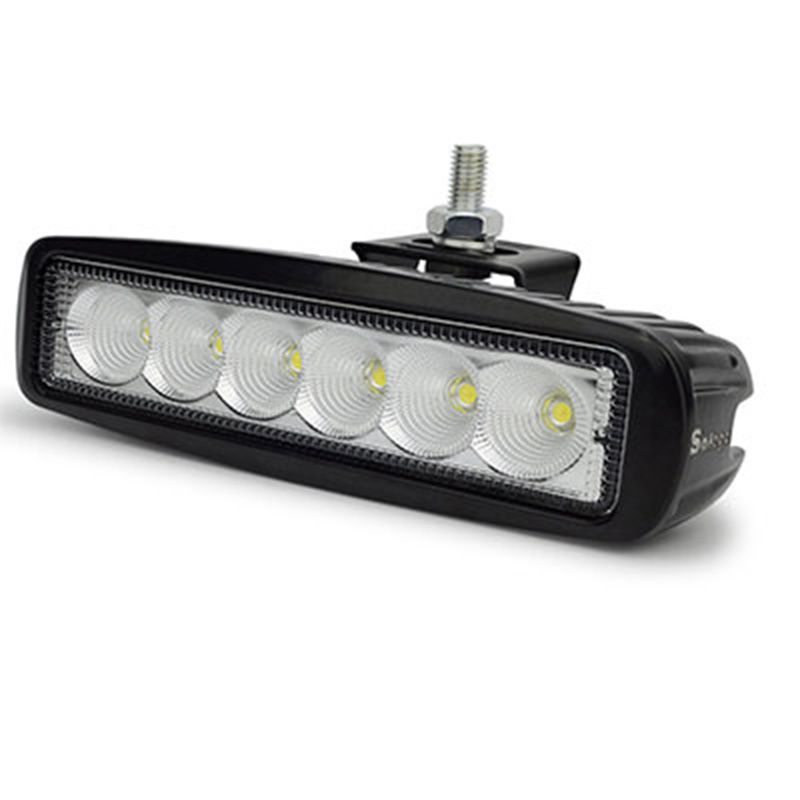 

Тонкая LED фара 18 Ватт PRO ближнего света 6 диодов прямоугольная.