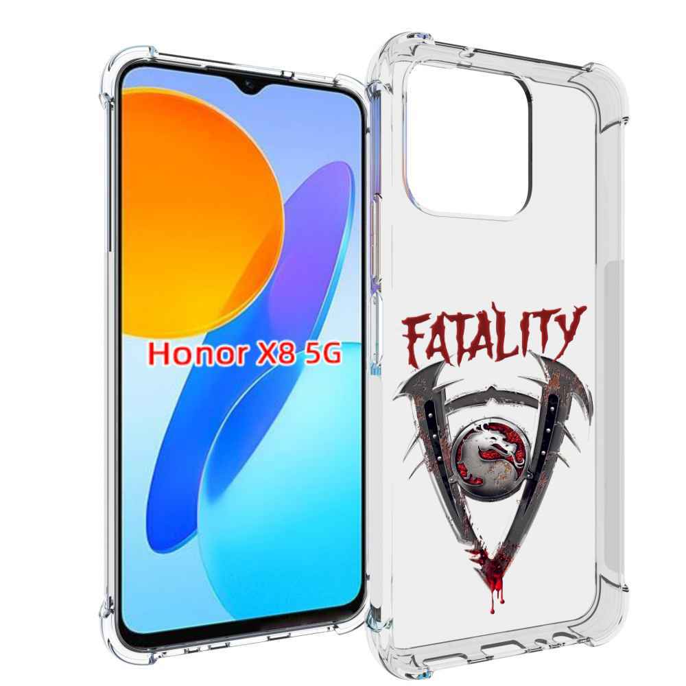

Чехол MyPads Фаталити мужской для Honor X8 5G, Прозрачный, Tocco