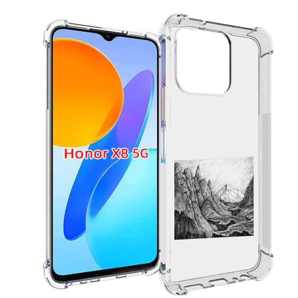 

Чехол MyPads Ямакаса Мияги и Энди Панда для Honor X8 5G, Прозрачный, Tocco