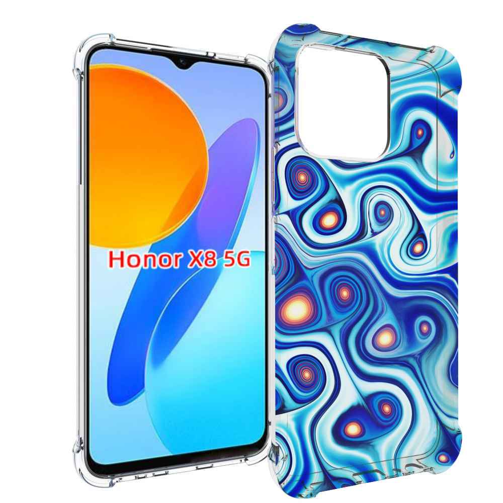 

Чехол MyPads абстрактная-текстура для Honor X8 5G, Прозрачный, Tocco