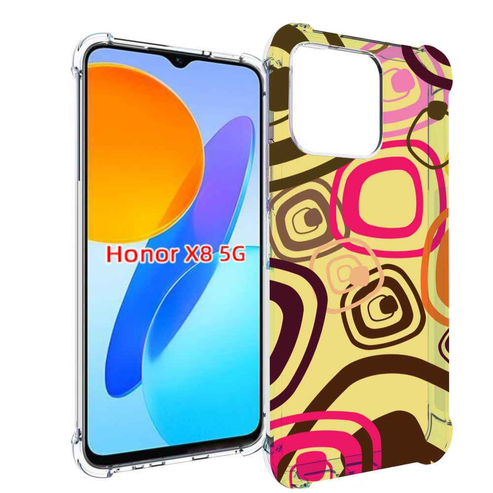 

Чехол MyPads абстракция-на-желтом-фоне для Honor X8 5G, Прозрачный, Tocco