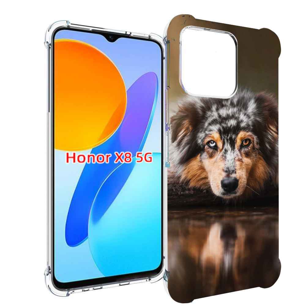 

Чехол MyPads австралииская овчарка для Honor X8 5G, Прозрачный, Tocco