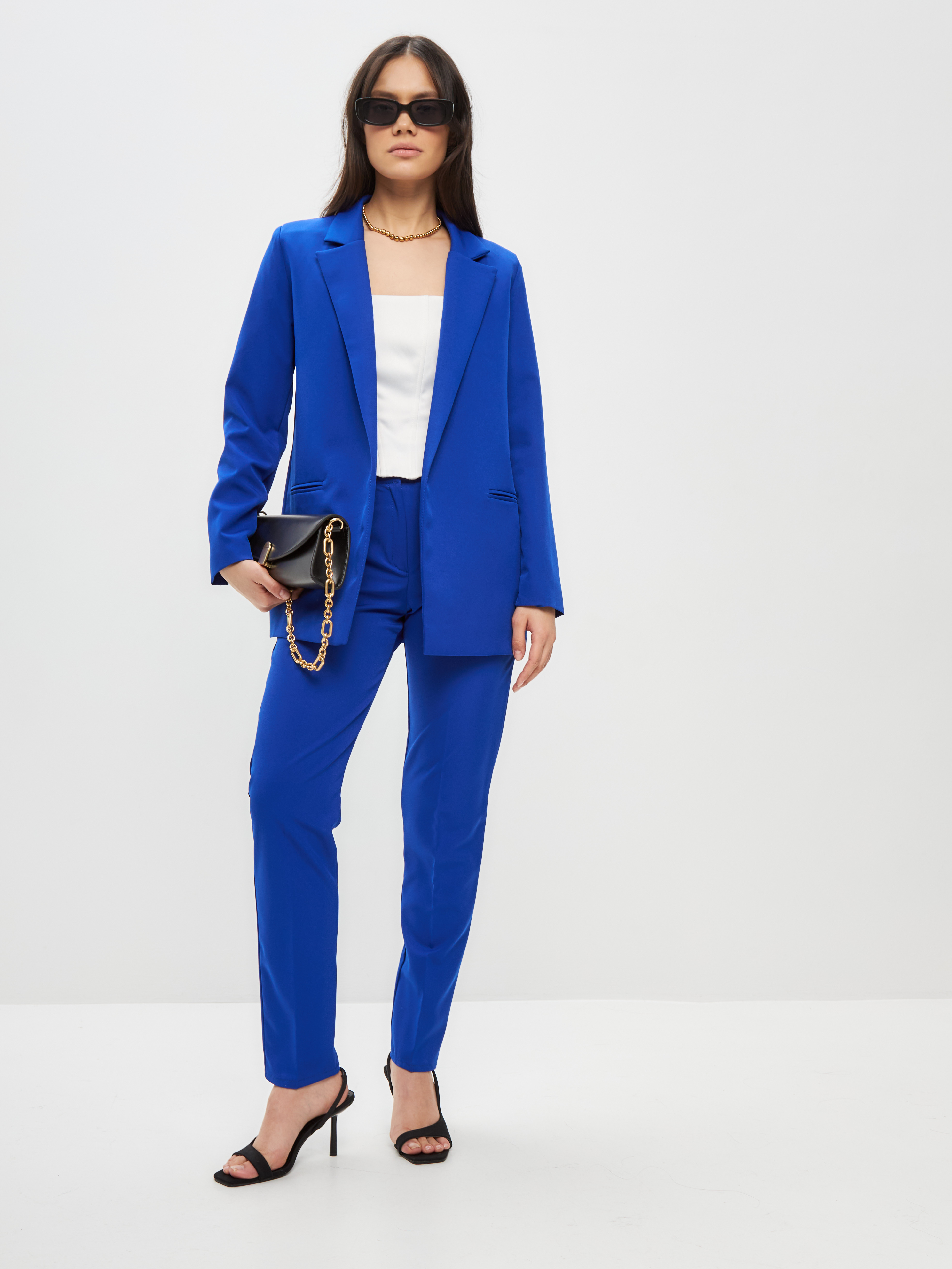 

Костюм женский DAZZLE STYLE Классика синий 44 RU, Классика