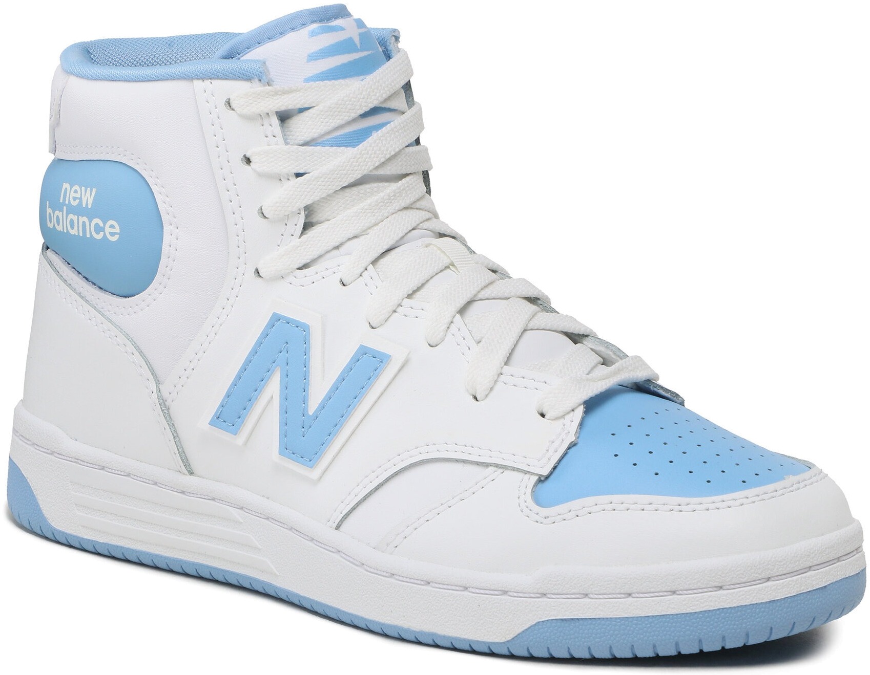 

Кеды унисекс New Balance BB480 белые 7.5 US, Белый, BB480