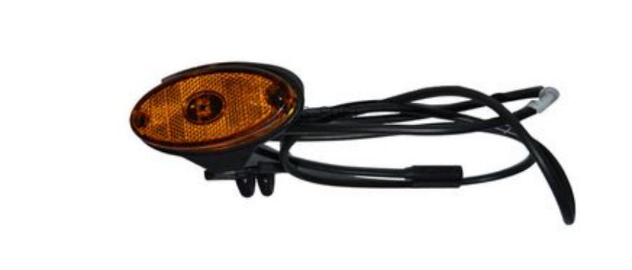 

6606446_фонарь габаритный! LED овальный желтый 102x46 12-24V с кабелем 150cm click-in Koge