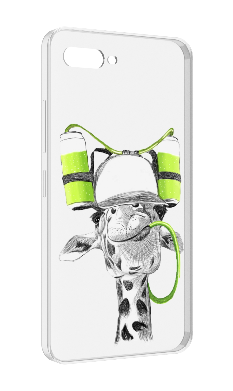 

Чехол MyPads Жираф для ITEL A25 / ITEL A25 Pro / ITEL A35, Прозрачный, Tocco