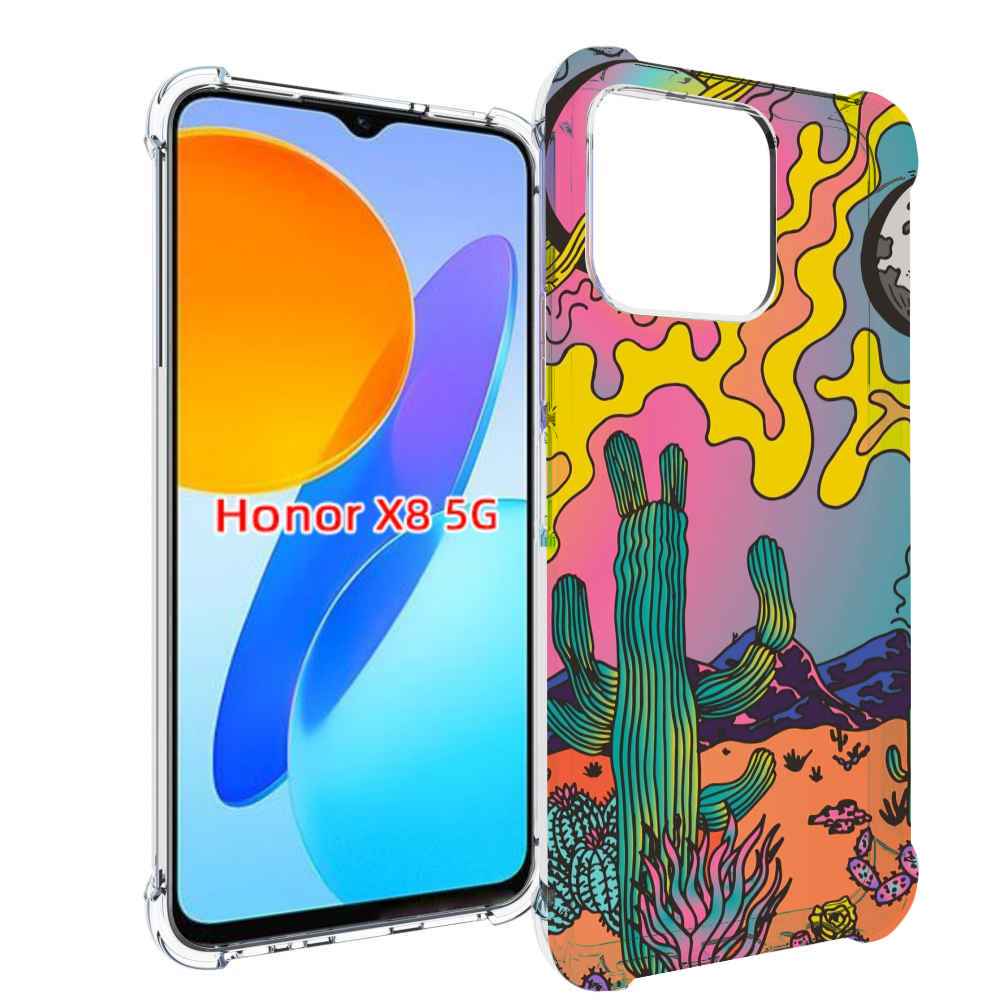 

Чехол MyPads акварельные рисунки для Honor X8 5G, Прозрачный, Tocco