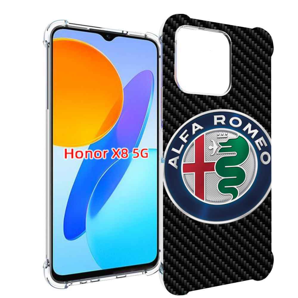 

Чехол MyPads альфа-ромео мужской для Honor X8 5G, Прозрачный, Tocco