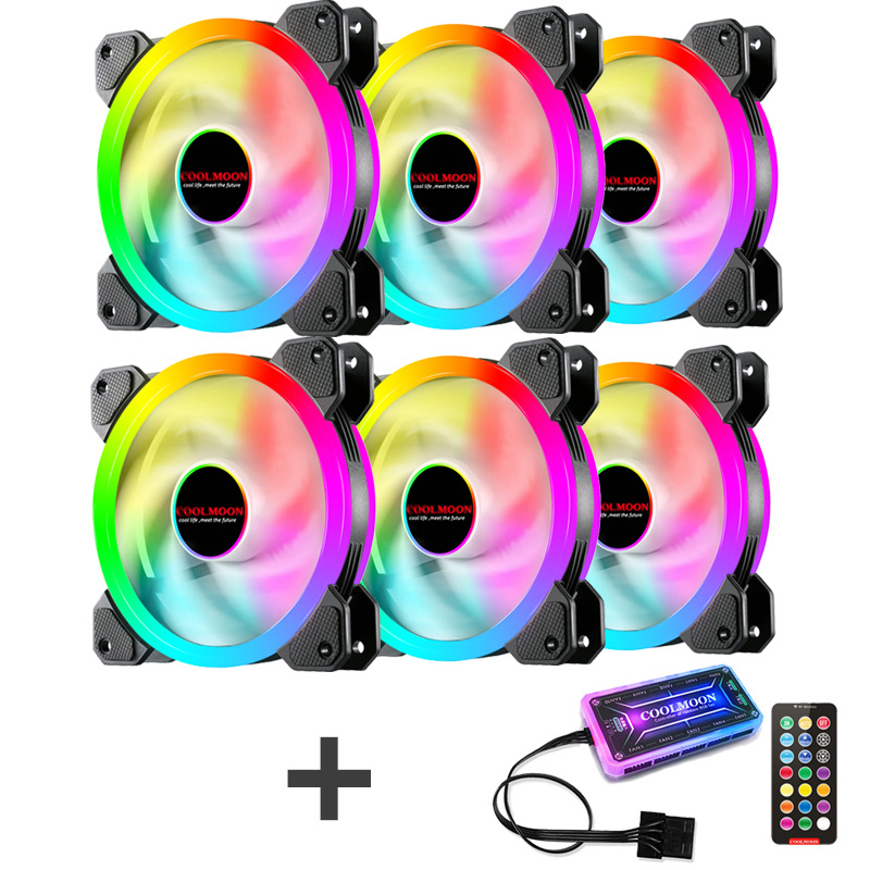 

Корпусной вентилятор COOLMOON SUNSHINE RGB CASE (03701), SUNSHINE RGB CASE