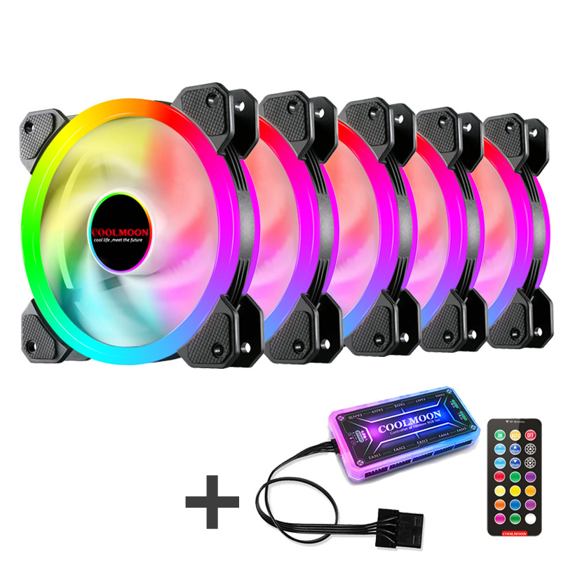 

Корпусной вентилятор COOLMOON SUNSHINE RGB CASE (04376), SUNSHINE RGB CASE